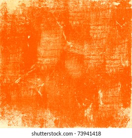 Grunge Orange Background