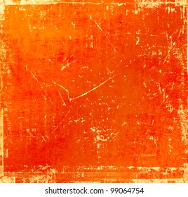 Grunge Orange Background