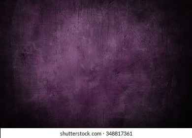 grunge purple background or texture with dark vignette borders