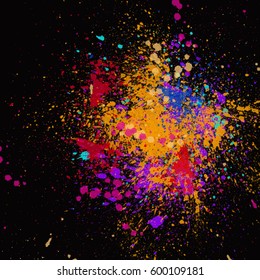 Paint Splatter Background - splash