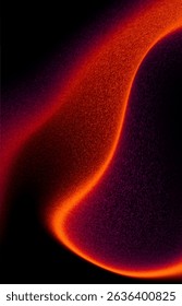 Grunge texture background gradient orange red dark black wavy curve shapes abstract pattern noise grain. Design elements backdrop wallpaper product illustration website header and book cover.