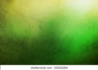 Grunge Yellow To Green Gradient Abstract Background