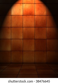 Grungy Tiled Interior