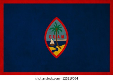 Guam Flag Drawing Grunge Retro Flag Stock Illustration 125219054 ...