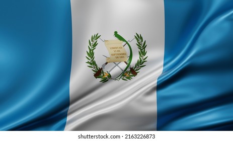 Guatemala National Flag Full Screen Background Stock Illustration ...