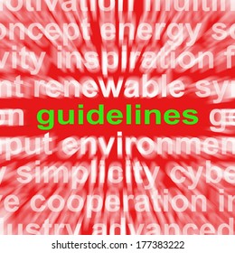 Guidelines Word Meaning Instructions Protocols And Ground Rules
