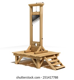 Guillotine 3d Illustration