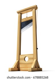 Guillotine 3d Illustration