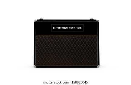 Guitar Amp Isolated On White Background
