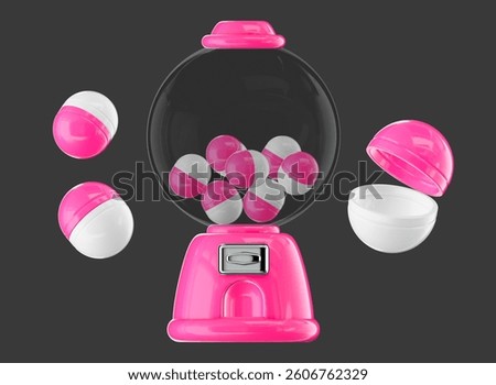 gumballmachine, machine, random, 3d, object