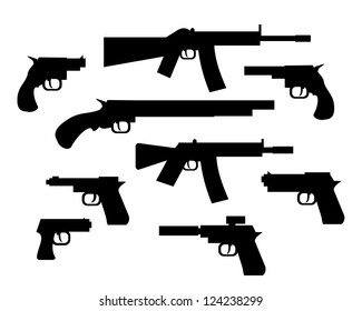 18,752 Machine Gun Silhouette Images, Stock Photos & Vectors | Shutterstock