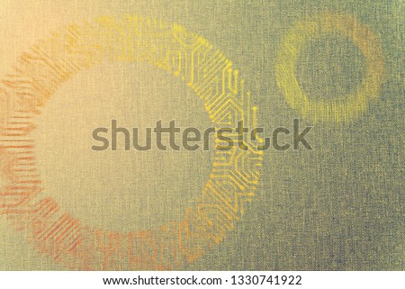Gushing blurred background.