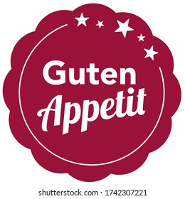 Guten Appetit German Enjoy Your Meal Stock Illustration 1742307221