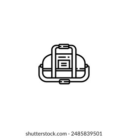 The gym bag icon represents fitness, exercise, and athletic pursuits. It symbolizes preparation, organization, and a commitment to regular physical activity. - Powered by Shutterstock