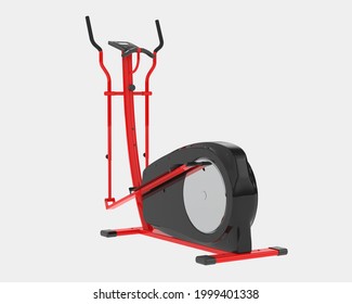 Gym bike isolated on background. 3d rendering - illustration - Powered by Shutterstock