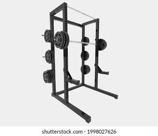 168 Gym squat rack Stock Illustrations, Images & Vectors | Shutterstock