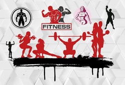 Gym Hd Wallpaper Design, Customize Gym Wall Wallpaper With Motivation Quote, Gym Hd Wallpaper For Walls.