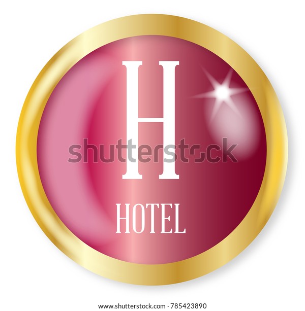 H Hotel Button Nato Phonetic Alphabet Stock Illustration 785423890