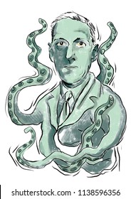 H. P. Lovecraft Portrait