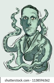 H. P. Lovecraft Portrait