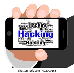 Hacking Lock Meaning Crime Malware And Text