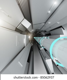 Hadron Collider Tunnel