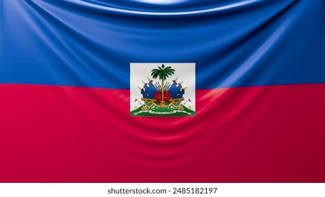 Haiti Nationality Country Flag Background - Powered by Shutterstock