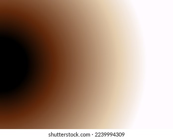 half circle gradient combination black  brown  white 
