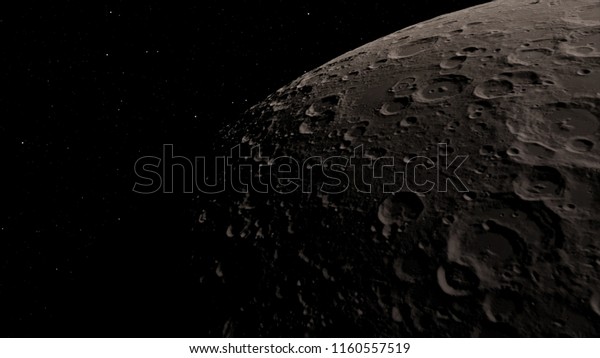 Half Moon Background / Realistic moon / The Moon is an astronomical ...