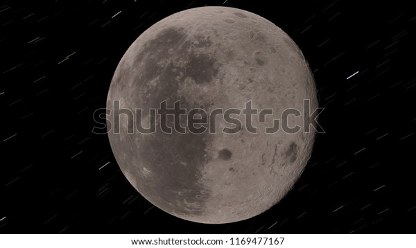 Half Moon Background / Realistic moon / The Moon is an astronomical ...