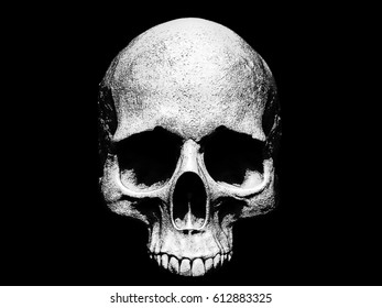 Skull Half Face Stock Illustrations Images Vectors Shutterstock