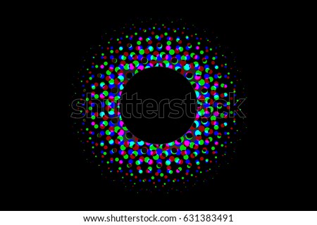 Half tone background.