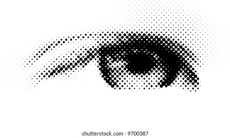 Halftone Eye