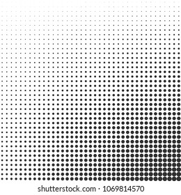 Halftone Gradient Effect Background Vector Dotted Stock Vector (Royalty ...