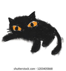 The Halloween black cat