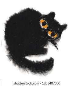 The Halloween black cat