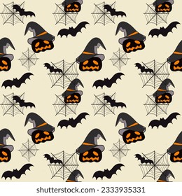 Halloween fabric pattern 