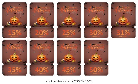 Halloween Gift Card, Halloween Gift. Autumn Leaf, Coupon, Gift Coupon, Discount Coupon, Halloween Coupons, Print Halloween Coupons