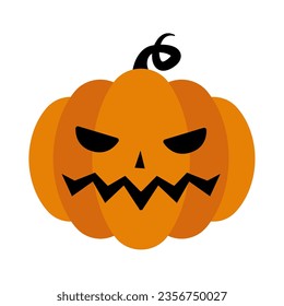 Halloween Jack-O'-Lantern Pumpkin Vector Illustration - Powered by Shutterstock