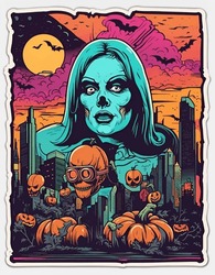 Halloween Monster - Zombie Portrait