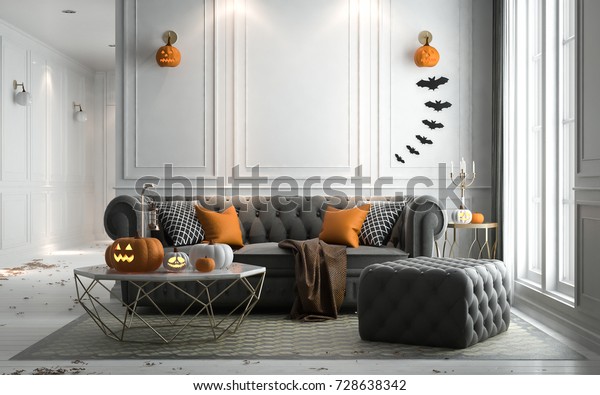 Halloween Party Living Room Decorations Lanterns