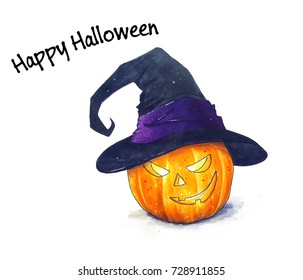 Halloween Pumpkin Sketch Illustration On 260nw 728911855 
