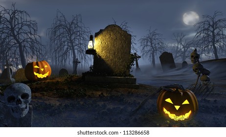 Halloween Scene