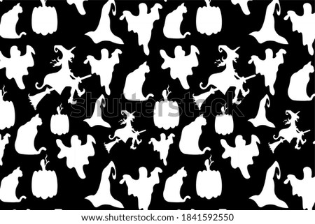 Halloween Seamless Pattern Cute Background