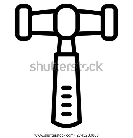 Hammer Tool Construction Line Icon