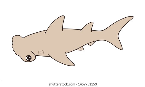 Hammerhead Character Illustration Clip Art Stock Illustration ...