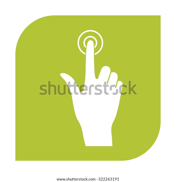 Hand Click Icon Stock Illustration 322263191