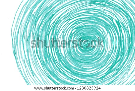 Hand draw circle pencil texture