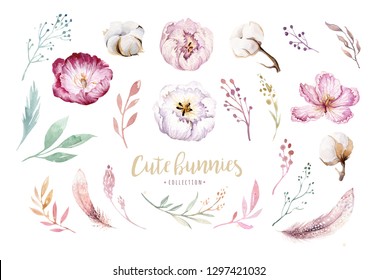 水彩ボケ花輪 ボヘミアの自然体 白い背景に葉 羽 花 芸術的な装飾イラスト 日付 結婚式のデザイン バレンタインデーを保存する のイラスト素材 Shutterstock