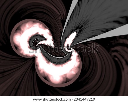 A hand drawing pattern made of white grey brown and pink